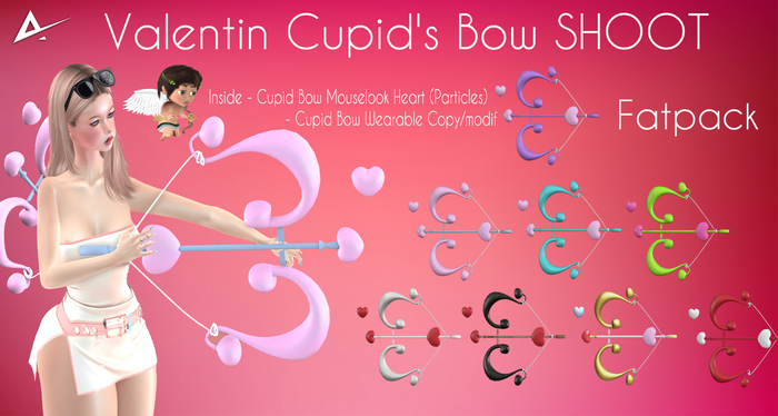 ❤️❤️Akikazu Valentine Cupid's Bow Love Shoot  (Shoot + Wearable) Fatpack ❤️❤️