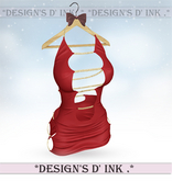 Aisyah Dress Red Cherry