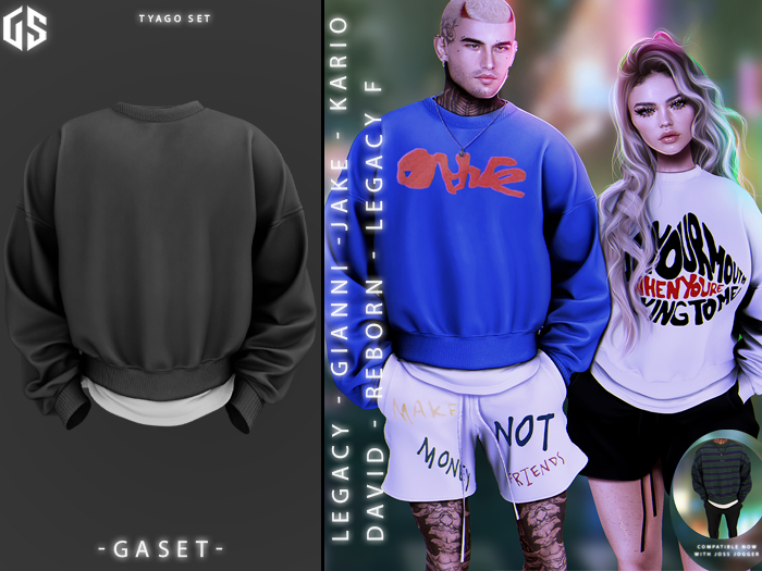 GASET - GRAY TYAGO SWEATER