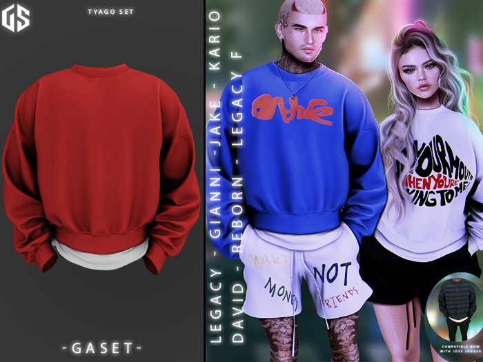 GASET - RED TYAGO SWEATER