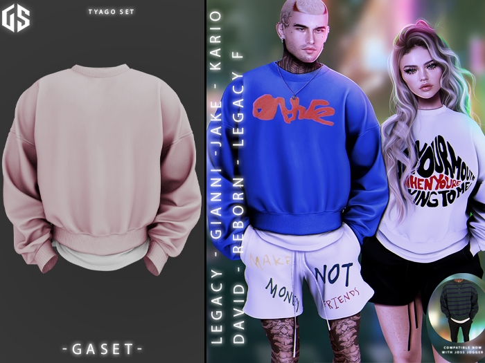 GASET - PINK TYAGO SWEATER