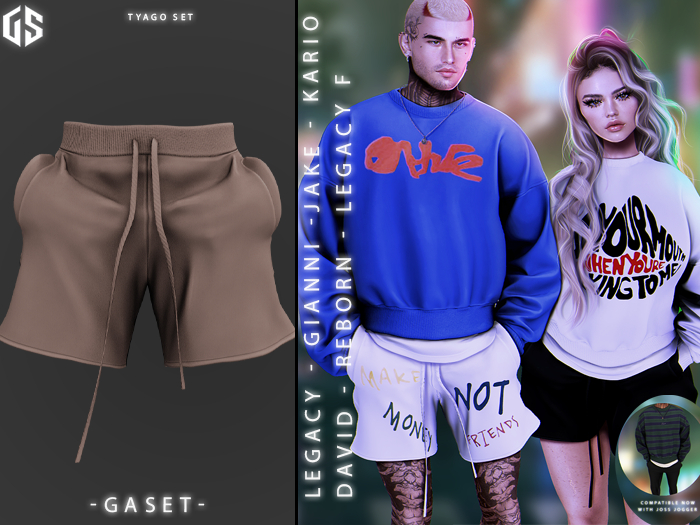 GASET - NUDE TYAGO SHORT