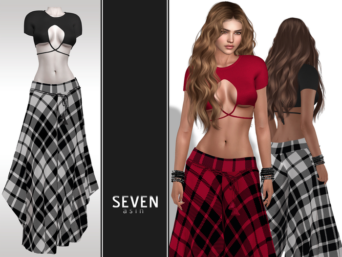 SEVEN - Asin OUTFIT (black)