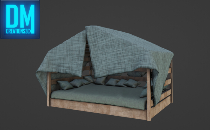 Bed F01 Full Perm Mesh
