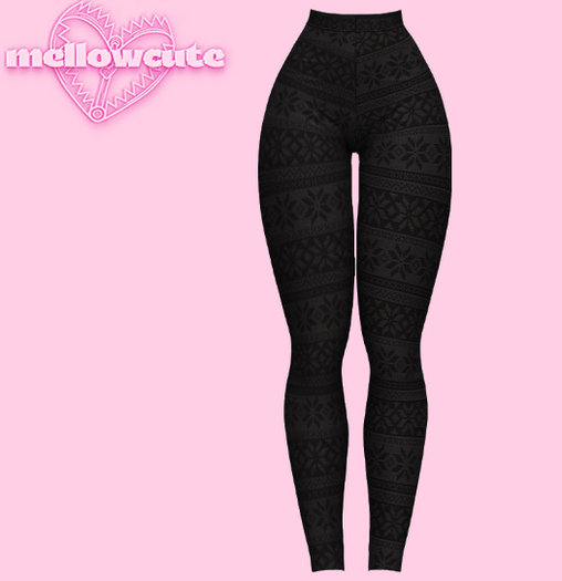 mellowcute-citrine leggins-night