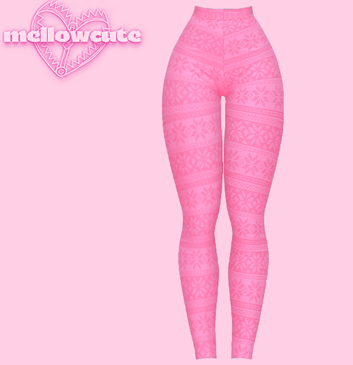 mellowcute-citrine leggins-barbie