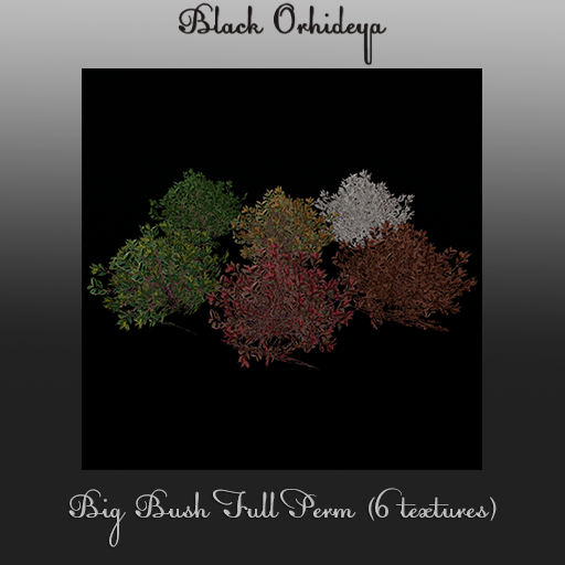 *BO* - Big Bush Full Perm (6 textures)