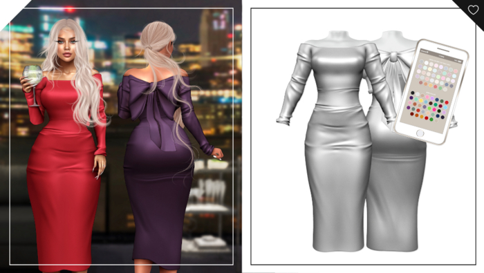 Havoc . January Dress . Silver