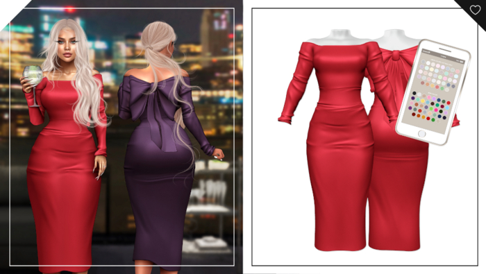 Havoc . January Dress . Red