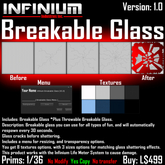 Infinium Breakable Glass [v1.0] BOXED