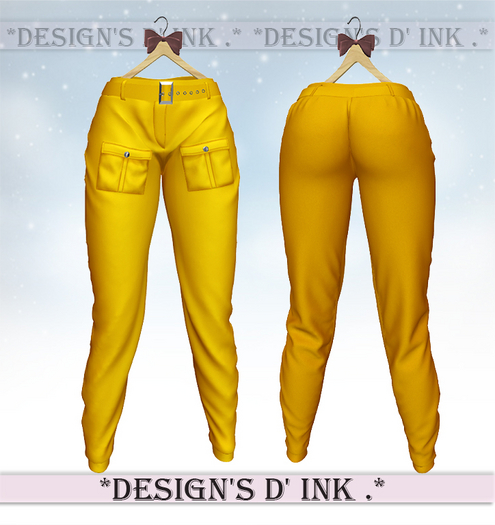 Promiser Pants Yellow Plum