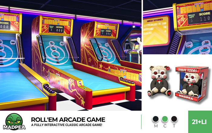 MadPea Roll'em Arcade Game