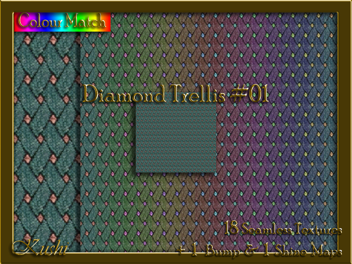Diamond Trellis #01 Texture Pack