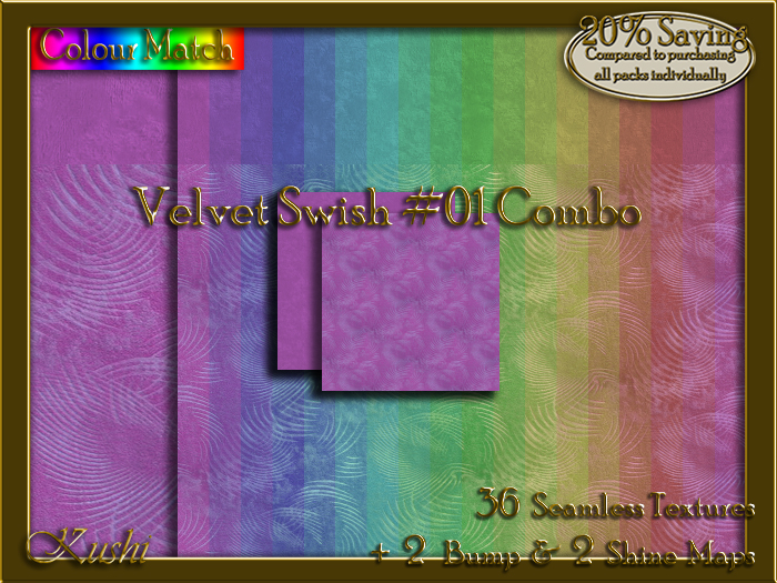 Velvet Swish #01 COMBO Texture Bundle