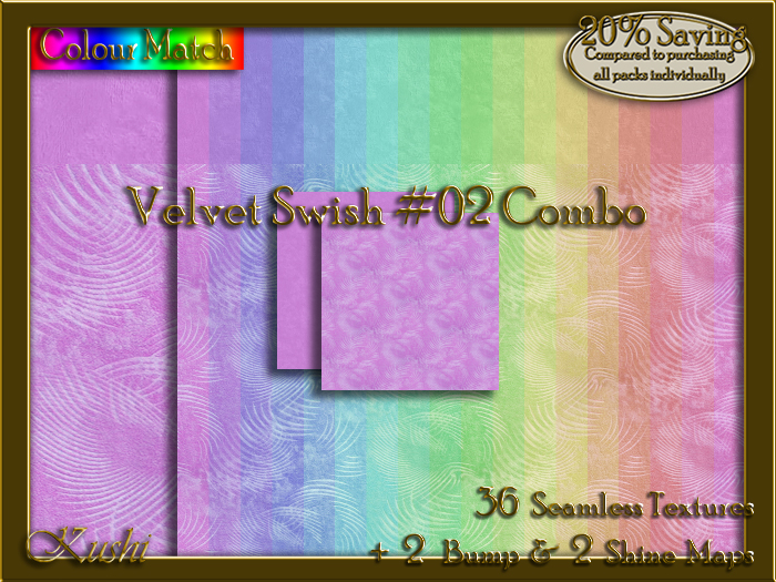 Velvet Swish #02 COMBO Texture Bundle