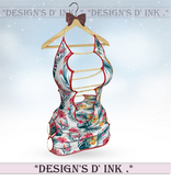 Brienne Dress Flower Embroidery