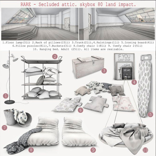 11. K&S - // Secluded attic. skybox RARE