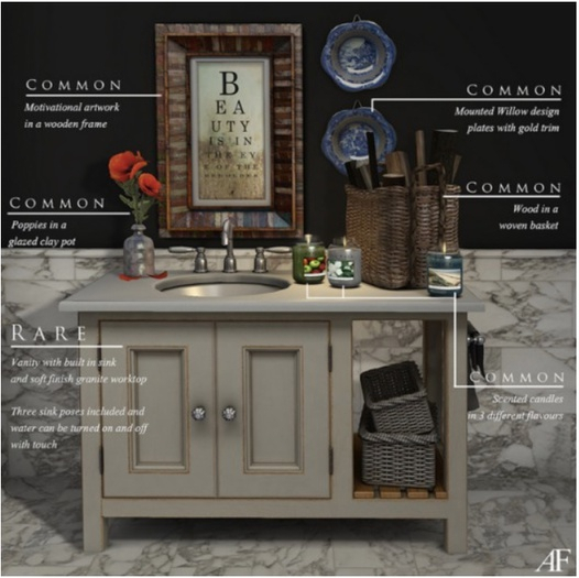 AF Bastide Vanity RARE