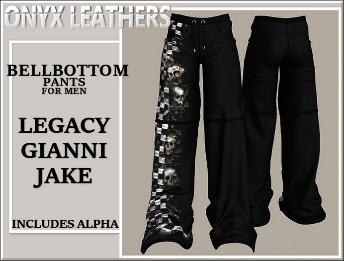 Racer Bellbottom Pants - Legacy Gianni and Jake
