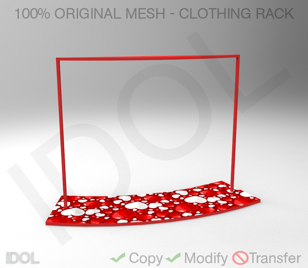 Valentine Love Clothing Rack