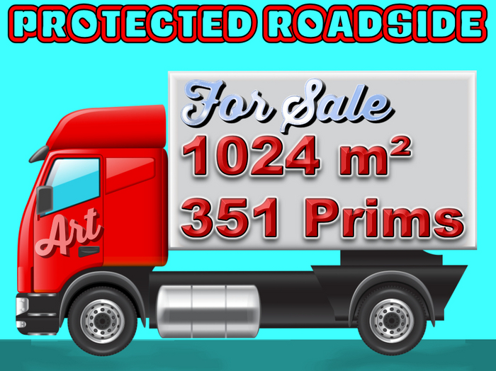 **~ PROTECTED ROADSIDE LAND ~ POLYAKOV 1024m - 351 Prims