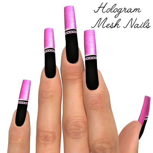 Nails Kupra Pink Black
