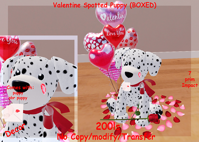 Valentine Spotted Puppy (BOXED)