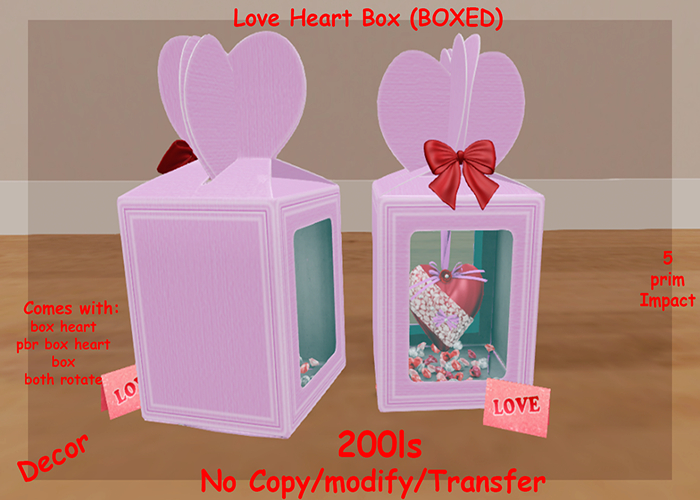 Love Heart Box (BOXED)