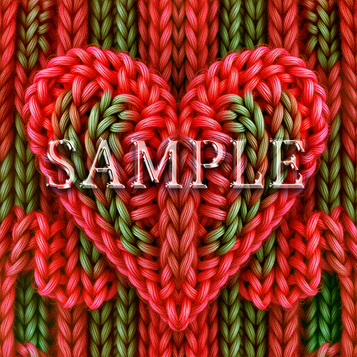 Zoy Texture [ Seamless Knit Interwoven Heart 01 ] C