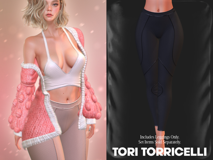 TORI TORRICELLI // Sage Leggings // Black