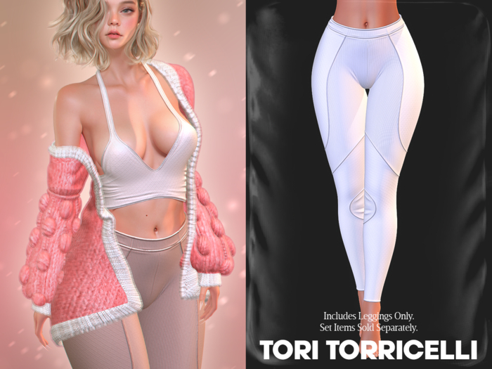 TORI TORRICELLI // Sage Leggings // White