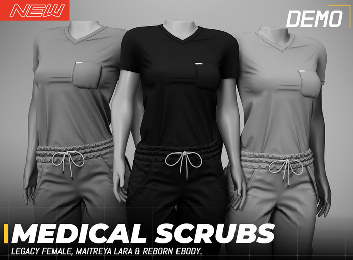 WAZ - Nurses Medical Scrubs (DEMO)