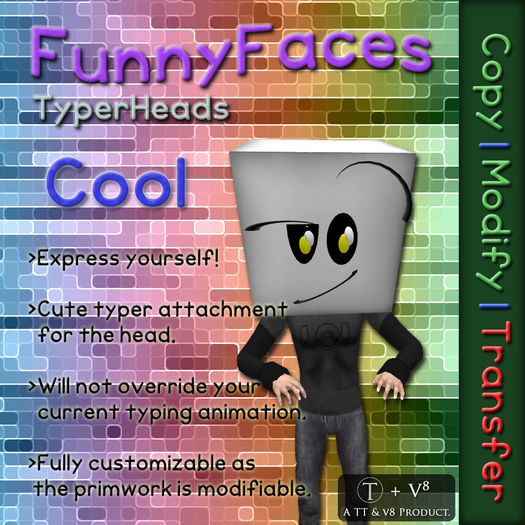 .::TT-V8::. Funny Faces Head Typer Cool