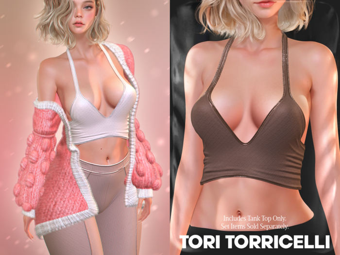 TORI TORRICELLI // Sage Top // Brown