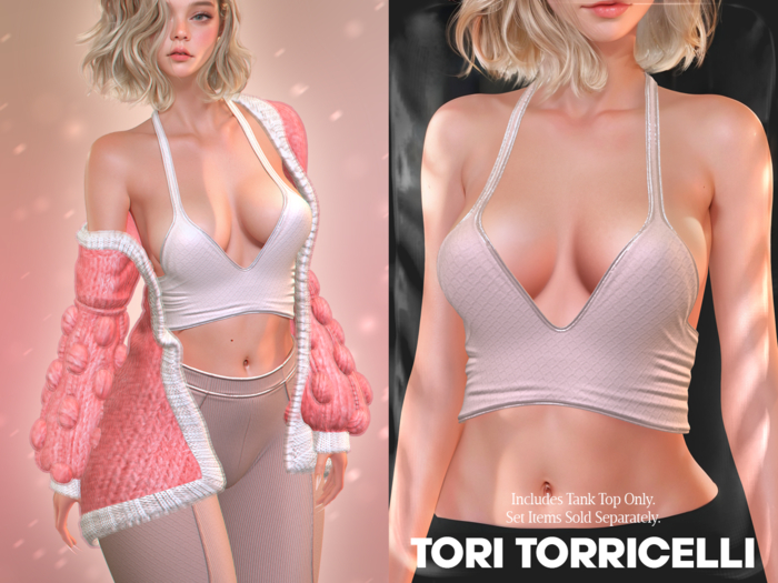 TORI TORRICELLI // Sage Top // Cream