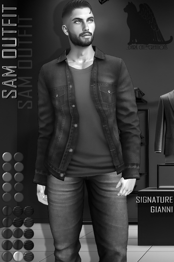*.:Dark Cat:.*Men* SAM OUTFIT DEMO