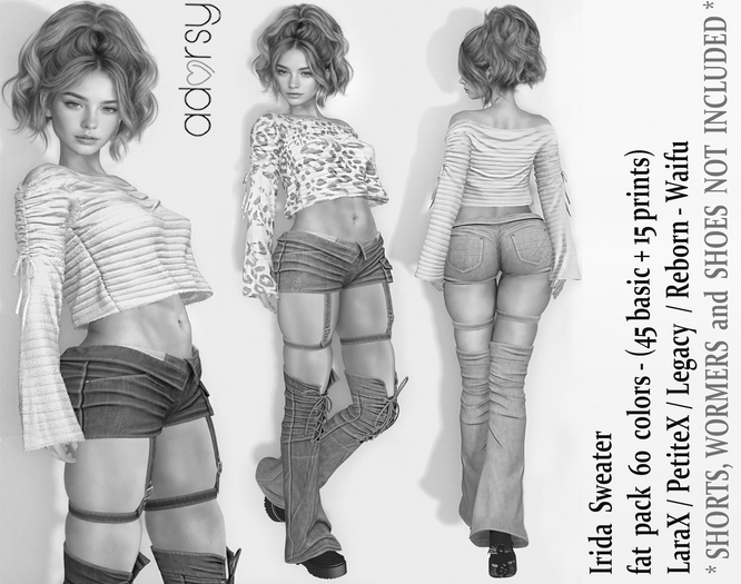adorsy - Irida Sweater DEMO - LaraX/Legacy/PetiteX/Reborn/Waifu