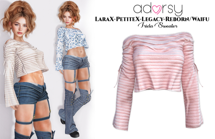 adorsy - Irida Sweater Soft Pink - LaraX/Legacy/PetiteX/Reborn/Waifu
