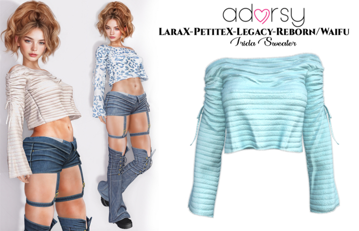 adorsy - Irida Sweater Light Blue - LaraX/Legacy/PetiteX/Reborn/Waifu