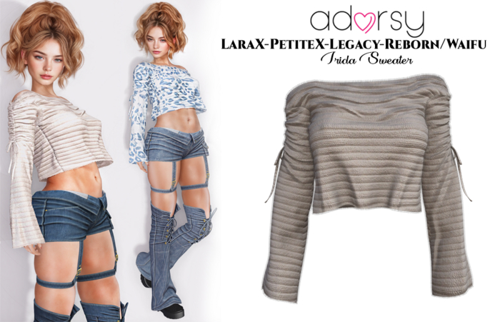 adorsy - Irida Sweater Brown - LaraX/Legacy/PetiteX/Reborn/Waifu