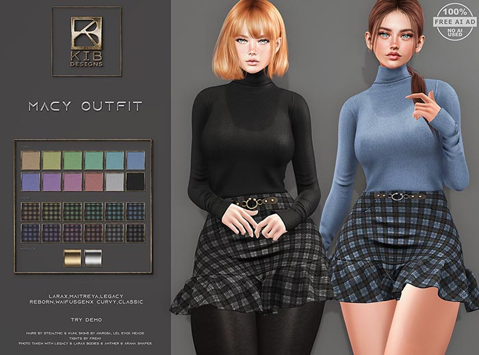 KiB Designs - Macy Outfit [FATPACK]
