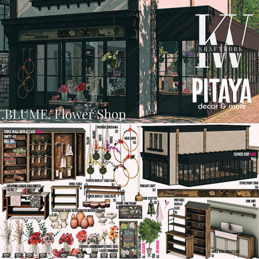 KraftWork + Pitaya .Blume. Sink Unit Clutter