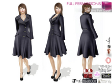 MI962099 Slim Line Felt Coat FITMESH