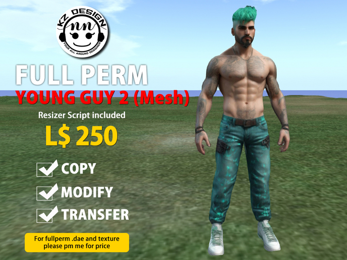 (Boxed) Fullperm KZ Human YoungGuy 2