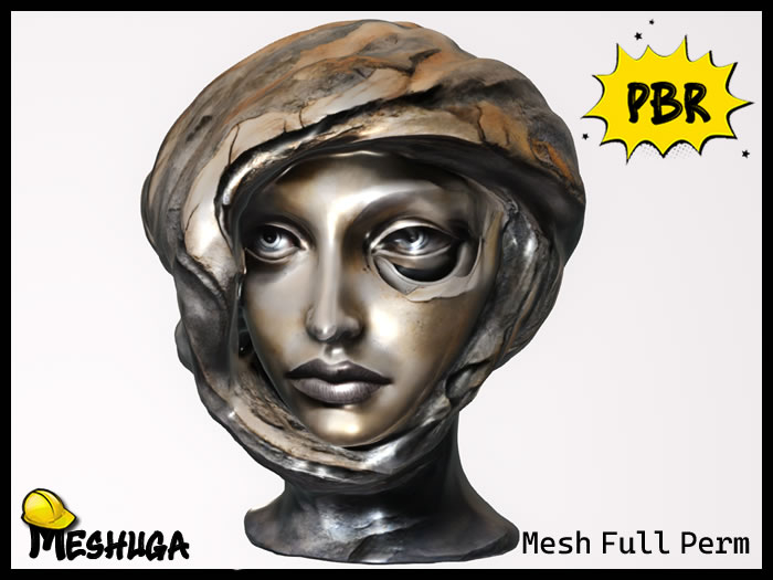 Meshuga PBR Faded Memories Bust FULL PERM MESH