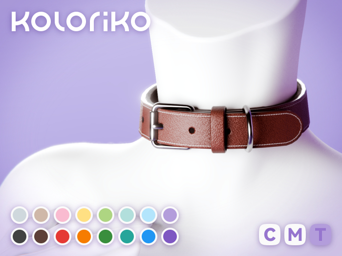 Koloriko - Leather Collar