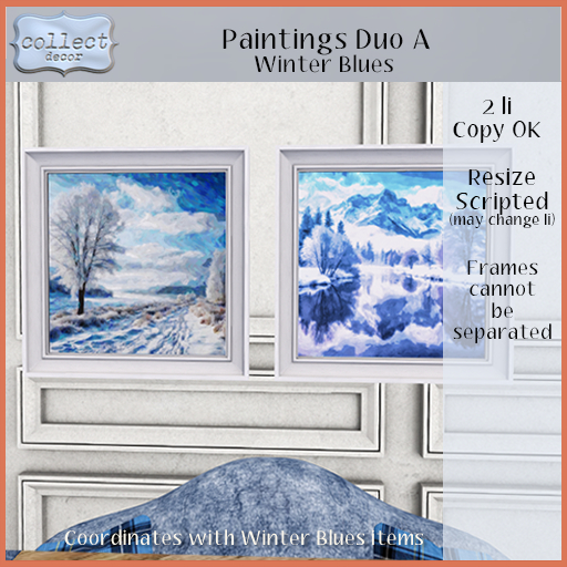 Paintings Duo A - Winter Blues - { collect }