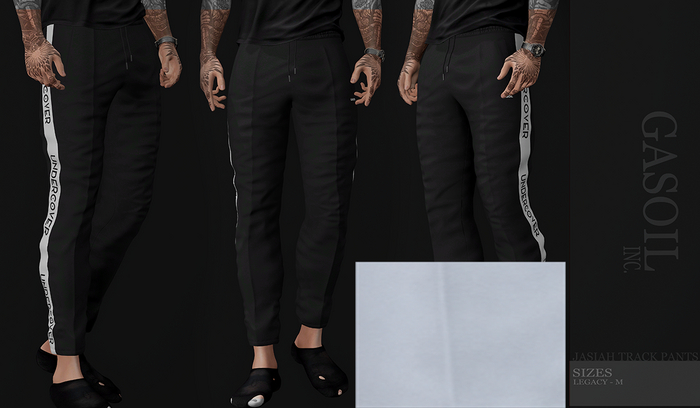 [GL - inc.] -  JASIAH TRACK PANTS Gray
