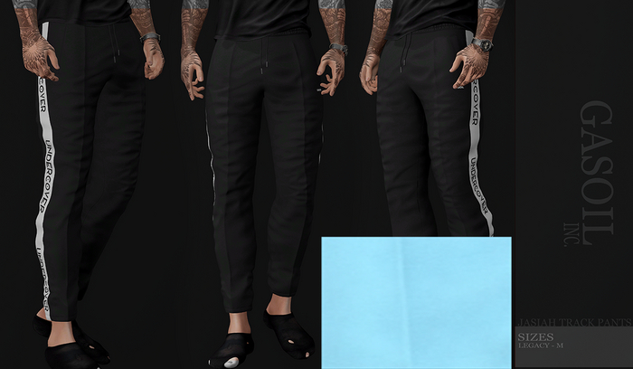 [GL - inc.] -  JASIAH TRACK PANTS Azure