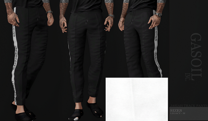 [GL - inc.] -  JASIAH TRACK PANTS White